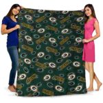 green bay packers diehard fans green blanket fashion forward