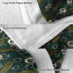 green bay packers diehard fans green blanket premium grade