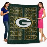 green bay packers fan pride green blanket fashion forward