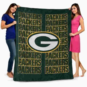 green bay packers fan pride green blanket fashion forward