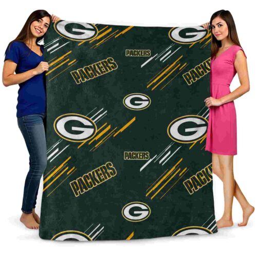 green bay packers fan spirit green blanket fashion forward