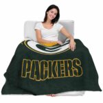 green bay packers grunge texture green blanket latest model