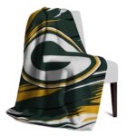 green bay packers paint streaks green white blanket top rated