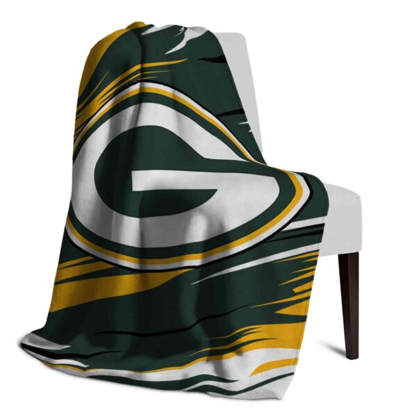 green bay packers paint streaks green white blanket top rated