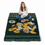 green bay packers three musketeers green blanket high quality