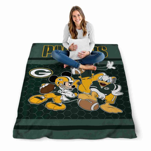 green bay packers three musketeers green blanket high quality