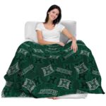hawaii rainbow warriors diehard fans green blanket best selling