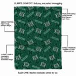 hawaii rainbow warriors diehard fans green blanket best selling