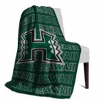 hawaii rainbow warriors fan pride green blanket top rated