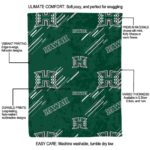 hawaii rainbow warriors fan spirit green blanket new arrival