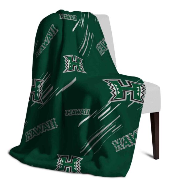 hawaii rainbow warriors fan spirit green blanket top rated