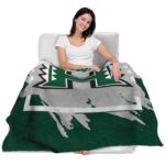 hawaii rainbow warriors splatter effect green blanket best selling