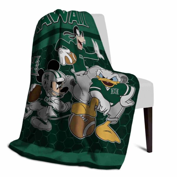 hawaii rainbow warriors three musketeers green blanket top rated