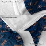 houston astros diehard fans blue blanket premium grade