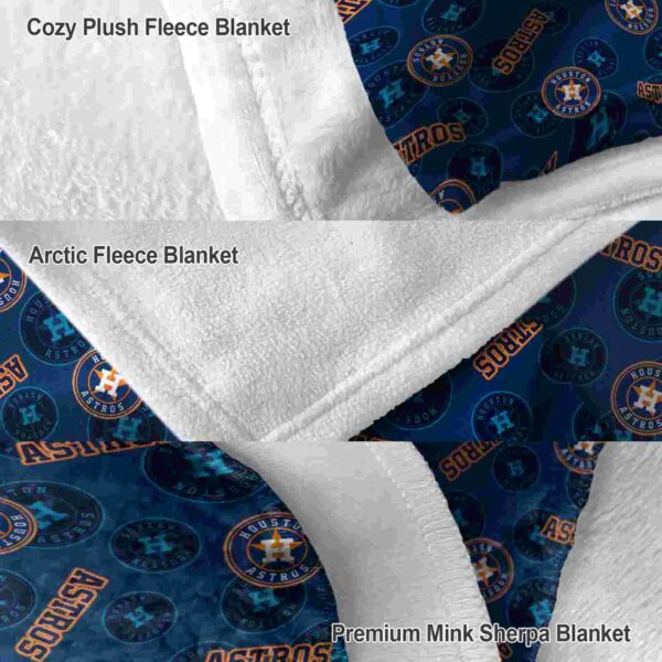 houston astros diehard fans blue blanket premium grade