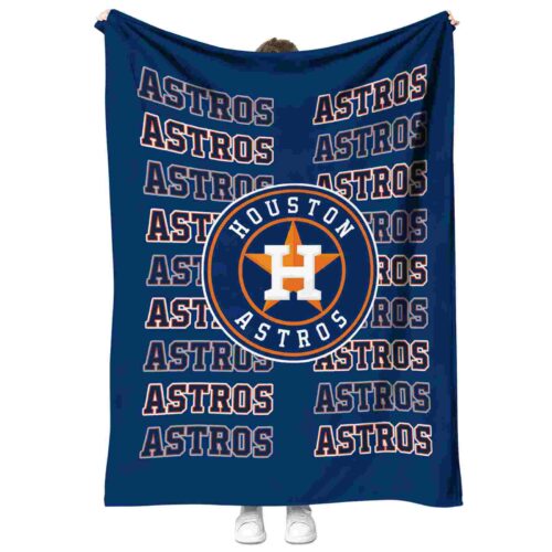 houston astros fan pride blue blanket best selling
