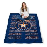 houston astros fan pride blue blanket high quality