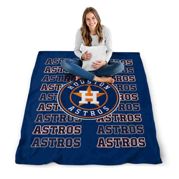 houston astros fan pride blue blanket high quality