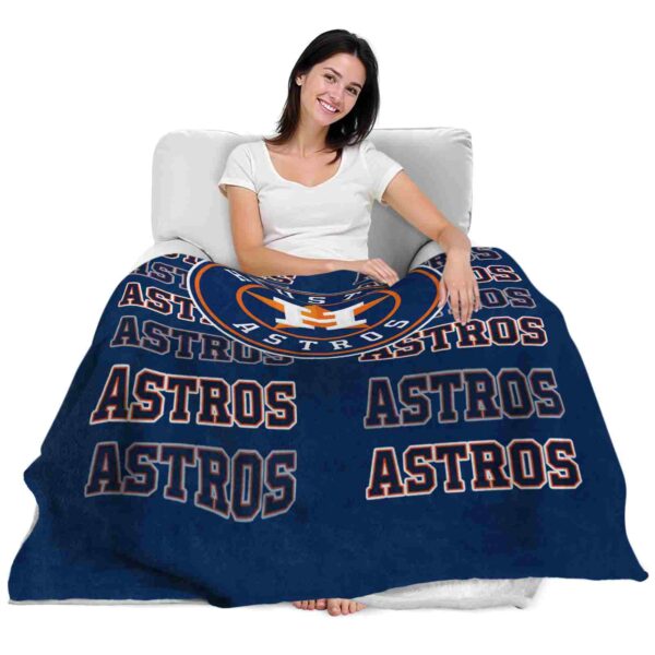houston astros fan pride blue blanket latest model