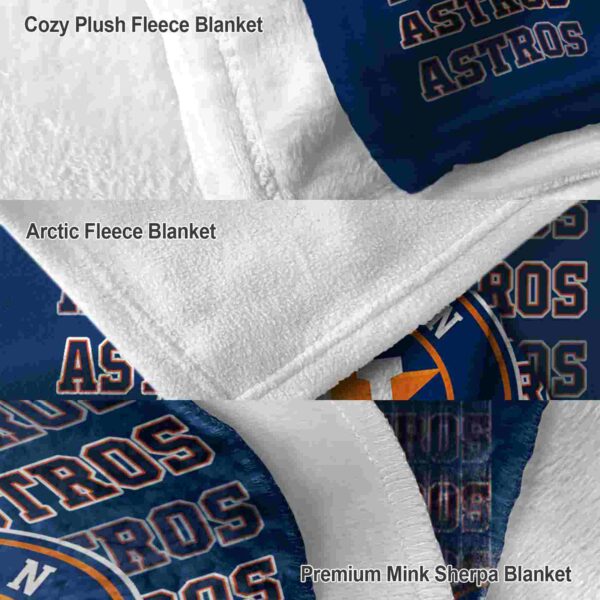 houston astros fan pride blue blanket premium grade