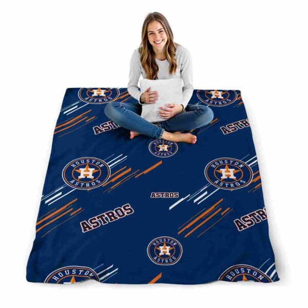 houston astros fan spirit blue blanket high quality