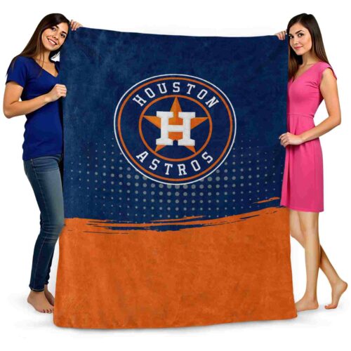 houston astros gradient dots blue blanket fashion forward