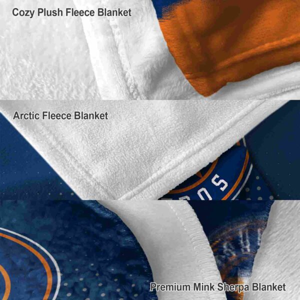 houston astros gradient dots blue blanket premium grade