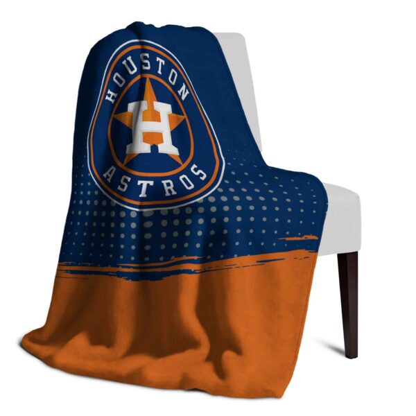 houston astros gradient dots blue blanket top rated