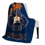houston astros grunge texture blue blanket top rated