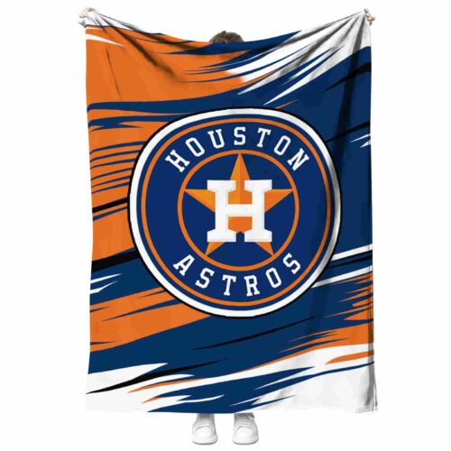 houston astros paint streaks blue white blanket best selling