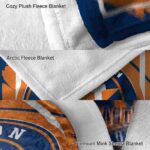 houston astros splatter effect blue blanket best selling