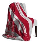 houston cougars brushstrokes red white blanket best selling