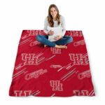 houston cougars fan spirit red blanket best selling