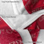 houston cougars fan spirit red blanket best selling