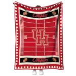 houston cougars football field red blanket best selling