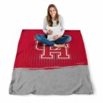 houston cougars gradient dots red blanket best selling