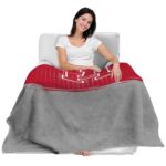 houston cougars gradient dots red blanket best selling