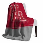 houston cougars gradient dots red blanket best selling
