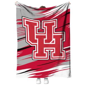houston cougars paint streaks red white blanket best selling