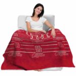 houston cougars striped pattern red blanket best selling