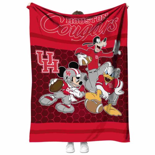 houston cougars three musketeers red blanket best selling