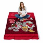 houston cougars three musketeers red blanket best selling