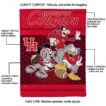 houston cougars three musketeers red blanket best selling