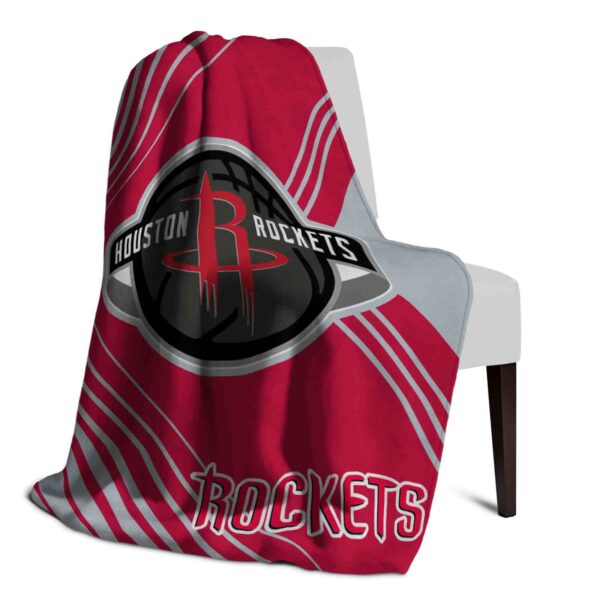 houston rockets diagonal stripes red blanket top rated