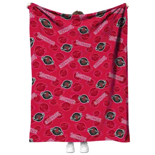 houston rockets diehard fans red blanket best selling