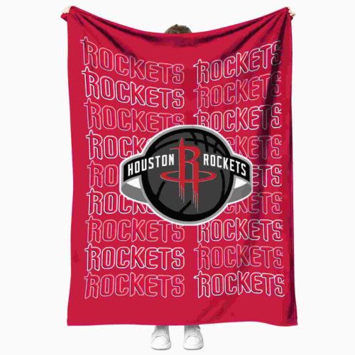houston rockets fan pride red blanket best selling