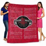 houston rockets fan pride red blanket best selling
