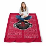 houston rockets fan pride red blanket best selling