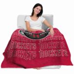 houston rockets fan pride red blanket best selling