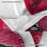 houston rockets fan pride red blanket best selling